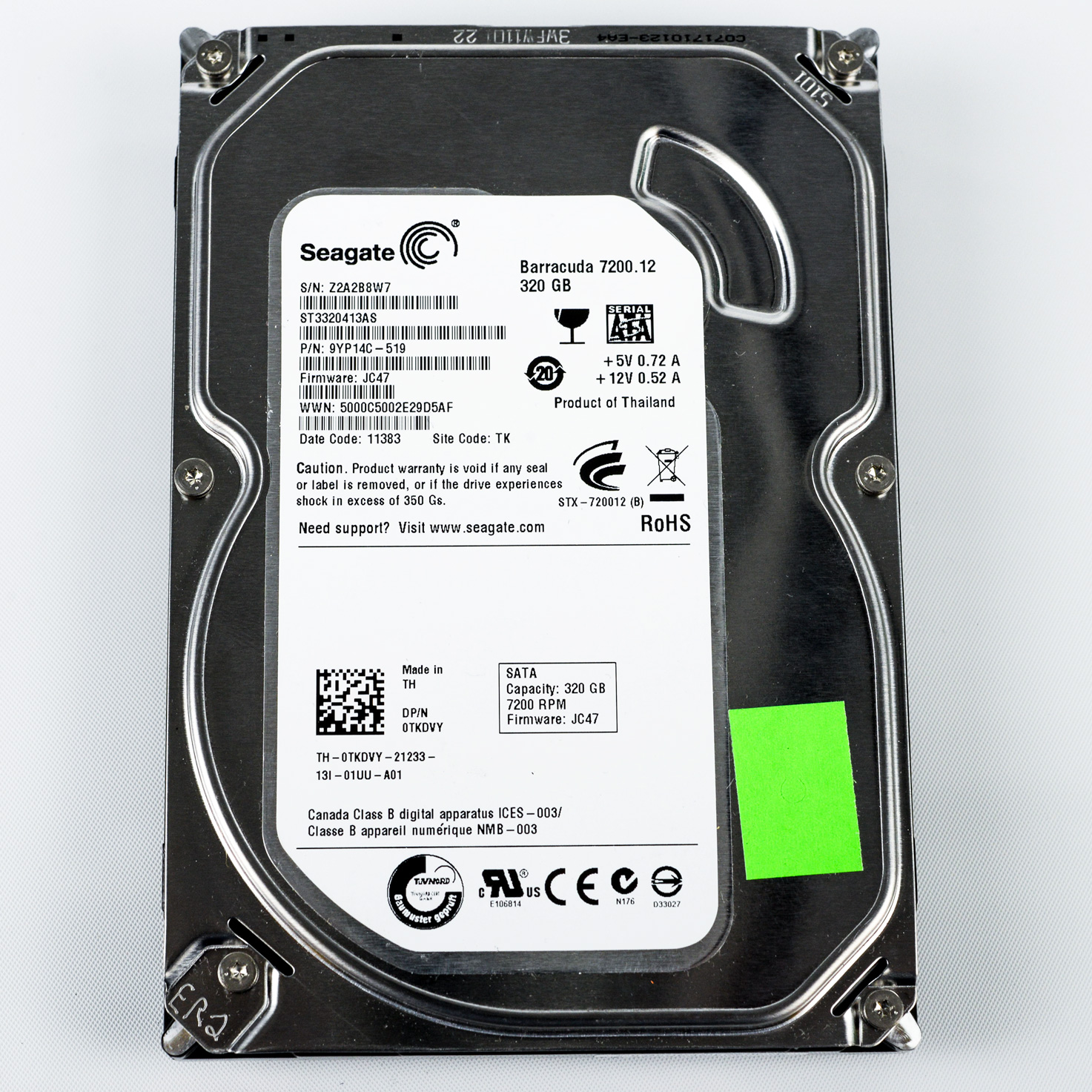320gb Sata Hdd